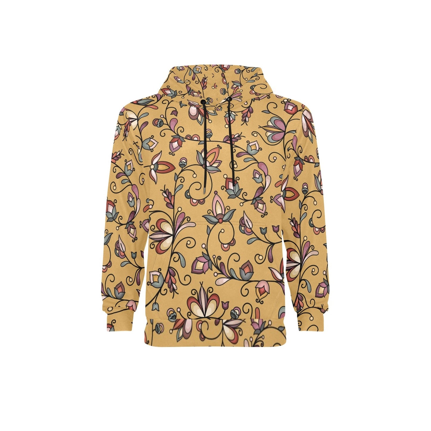 Burnt Sky Petals Fleece Hoodie