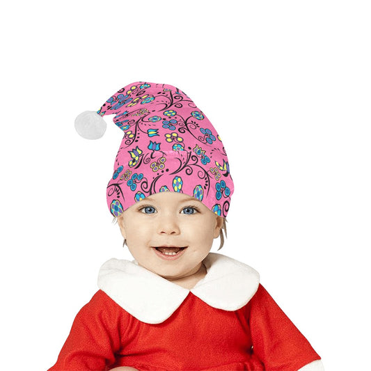 Blue Trio Santa Hat