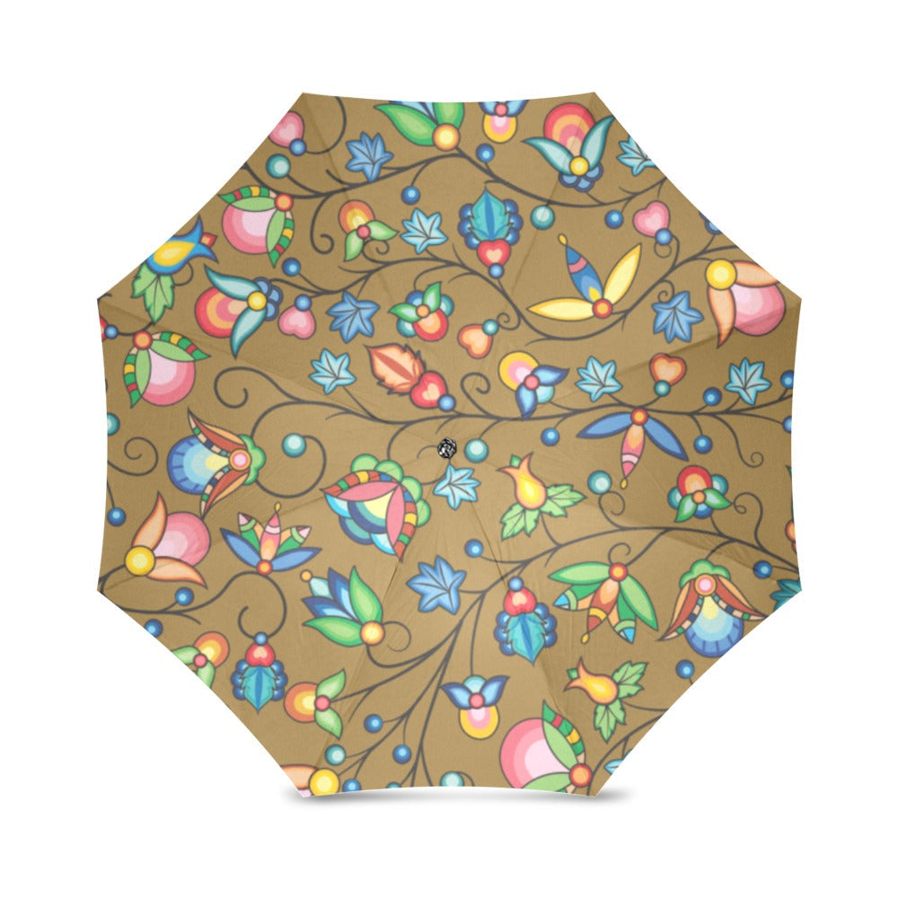 Prairie Plains Spirit Fall Leaves Foldable Umbrella