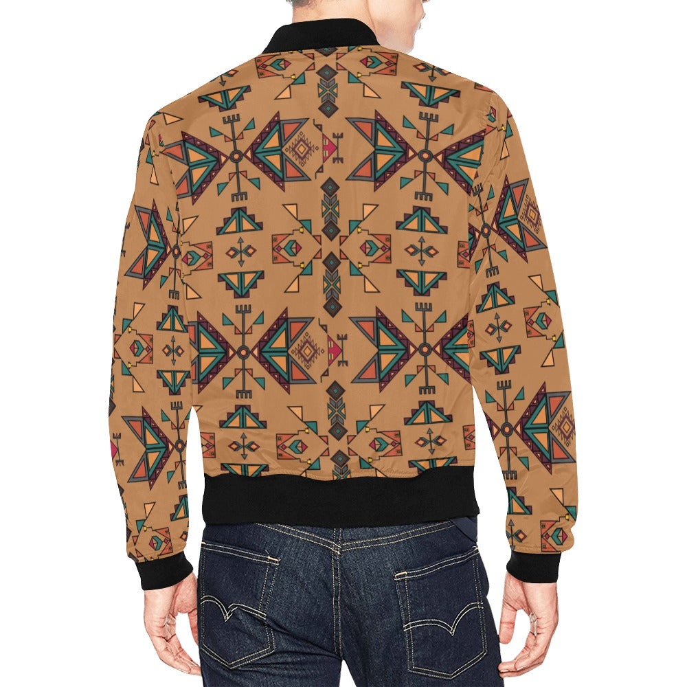 Arrow Dawn Brown Bomber Jacket for Men