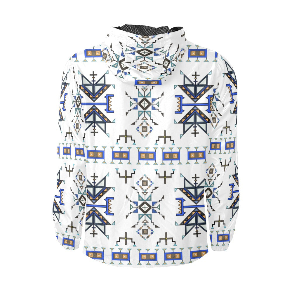 Eagle Strike White Men's Windbreaker