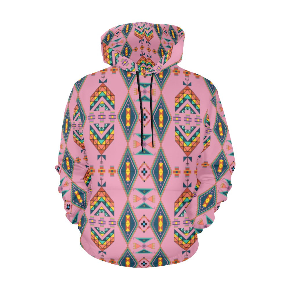 Travois Tipi Dusky Sunset Hoodie for Men