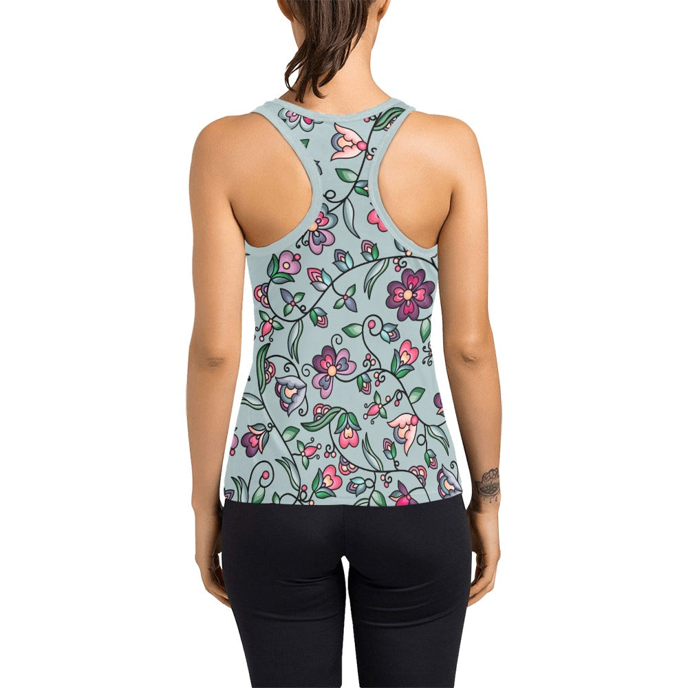 Amber Evening Garland Turquoise Women's Racerback Tank Top
