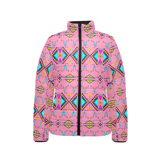 Rite of Passage Pink Stand Collar Jacket