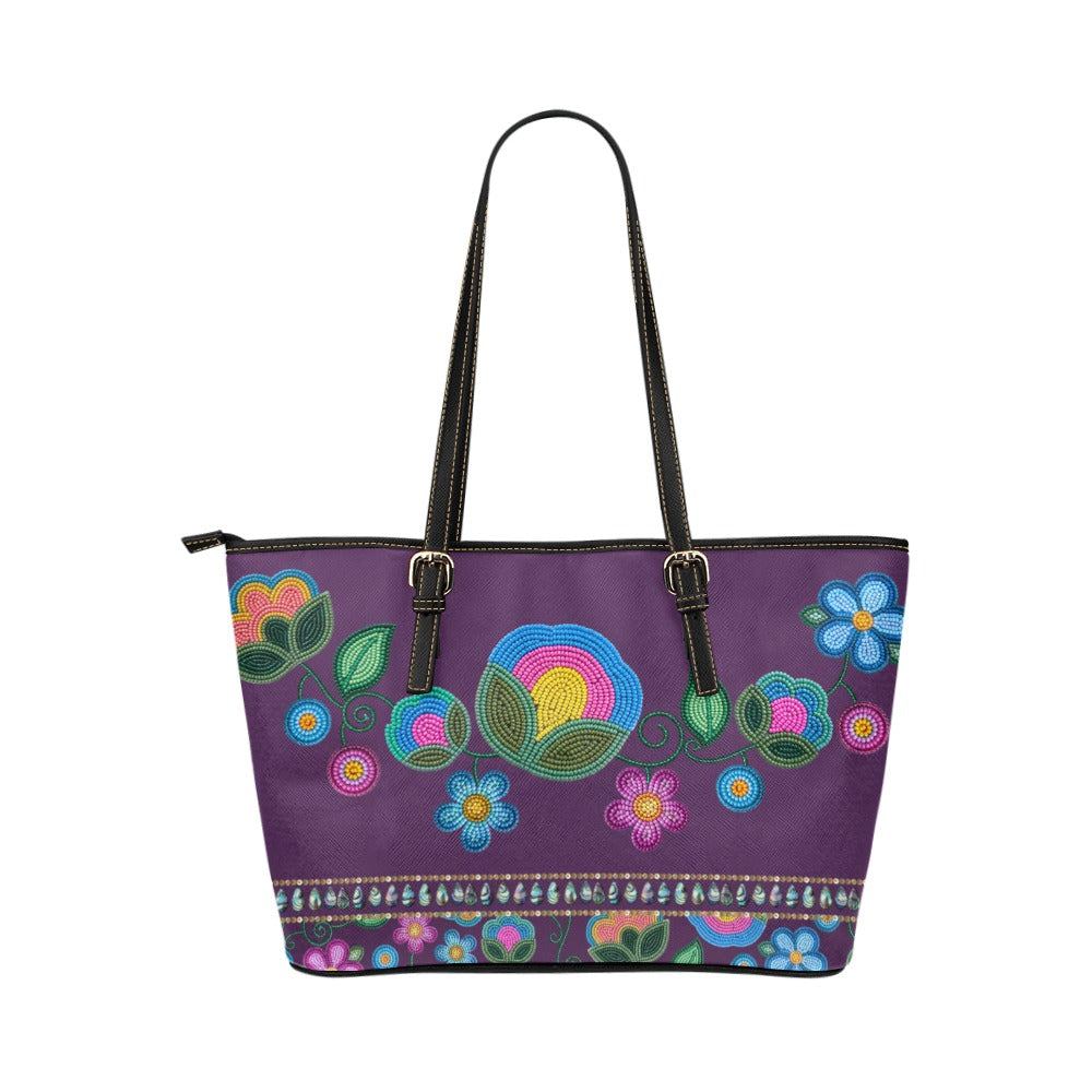 Turquoise Sunbeam Leather Tote
