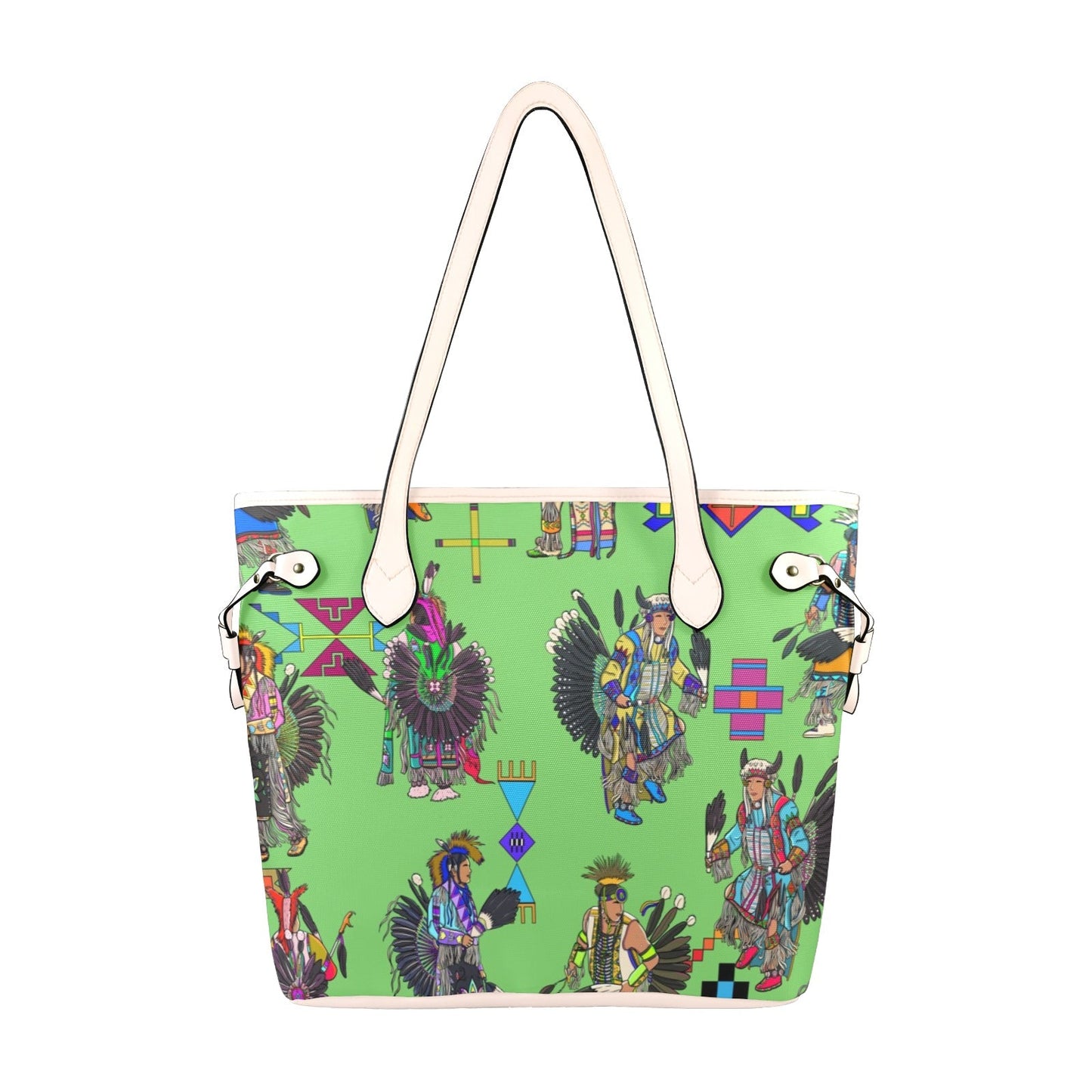 Men's Tradish Dancers Grass Clover Canvas Tote
