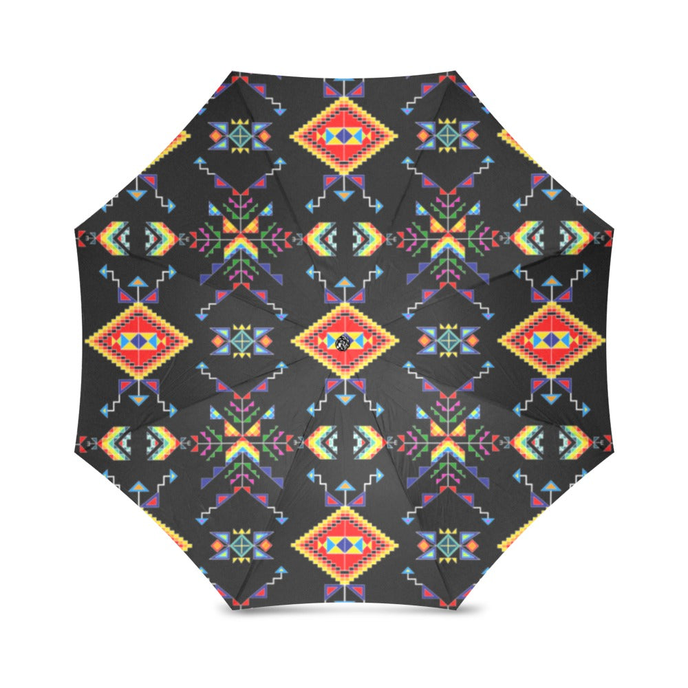 Buffalo Jump Black Foldable Umbrella