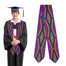 Load image into Gallery viewer, Diamond in the Bluff Purple Graduation Stole
