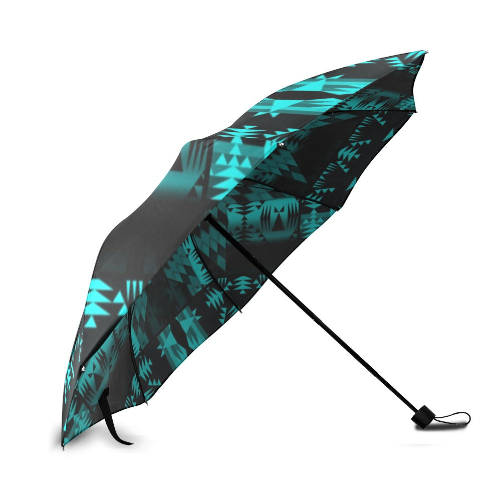 Black Sky Star Foldable Umbrella