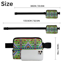 Load image into Gallery viewer, Medicine Blessing Lime Green Belt Bag
