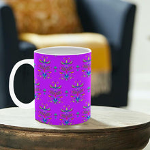 Load image into Gallery viewer, Dakota Damask Purple Mug
