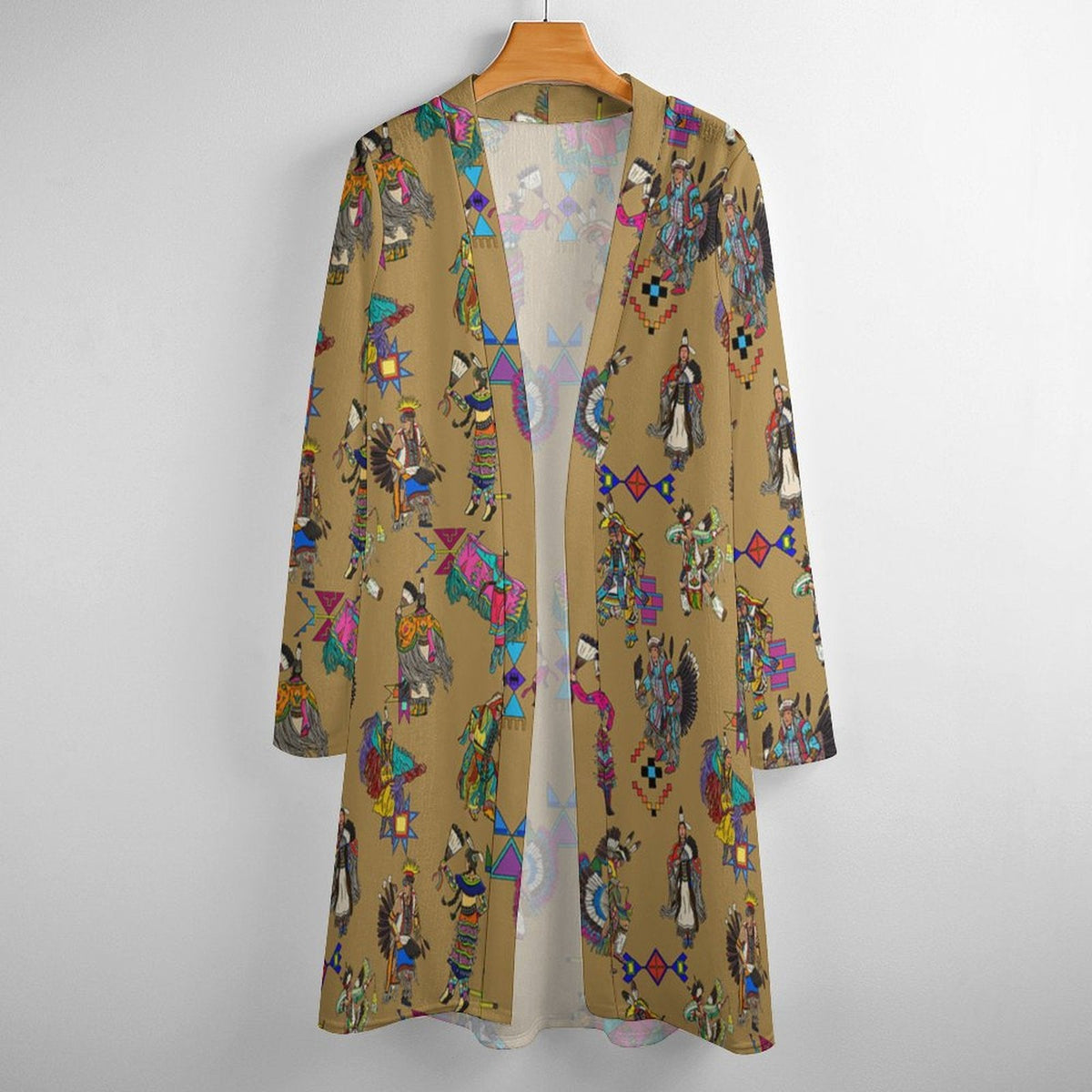 Grand Entry Dancers Earth Cardigan