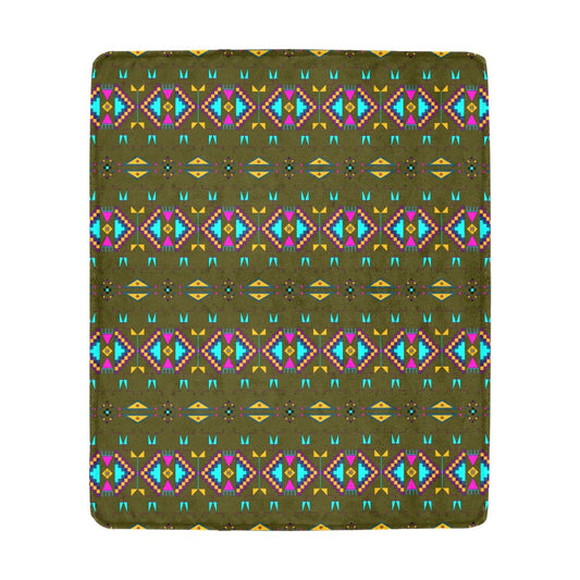 Rite of Passage Olive Ultra-Soft Micro Fleece Blanket 50"x60"