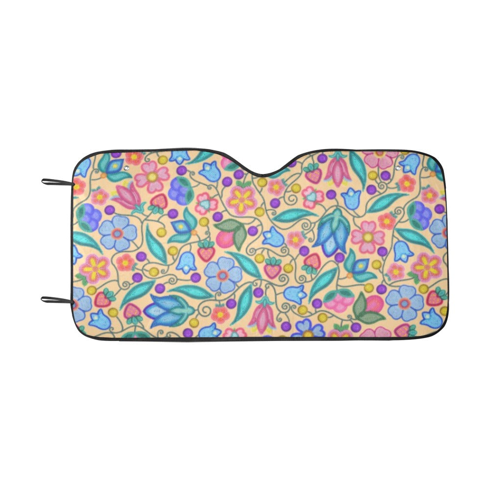 Sweet Offering Cream Car Sun Shade 55"x30"