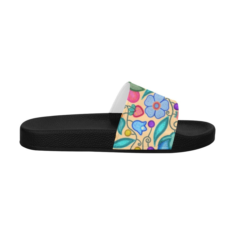 Sweet Offering Cream Slide Sandals