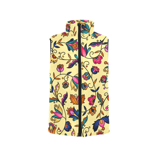 Copper Prairie Petals Yellow Padded Vest