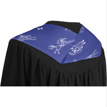 Load image into Gallery viewer, Ledger Dables Blue Graduation Stole
