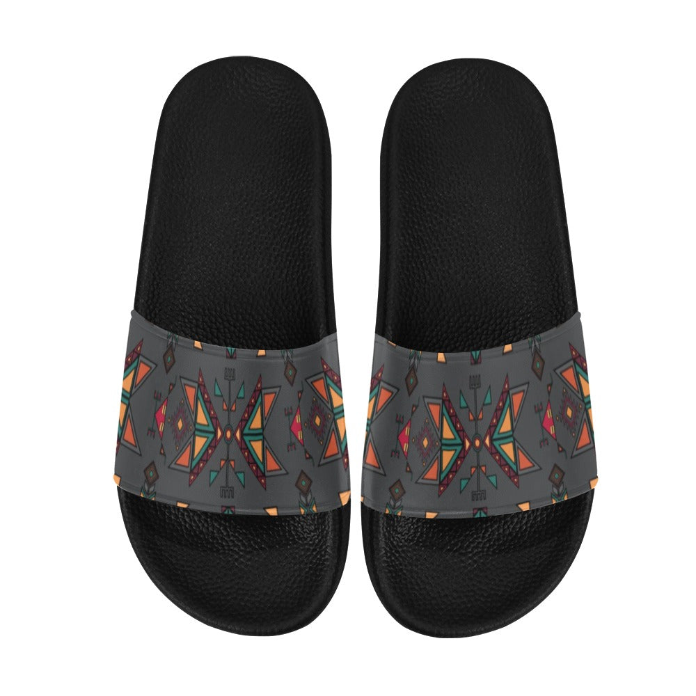 Arrow dawn Gray Men's Slide Sandals