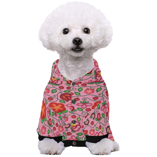 Rose Reverie Pink Pet Hoodie