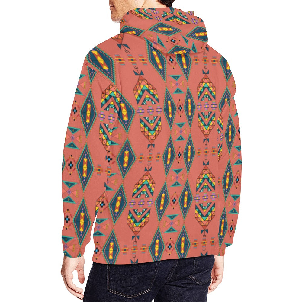 Travois Tipi Canyon Earth Hoodie for Men