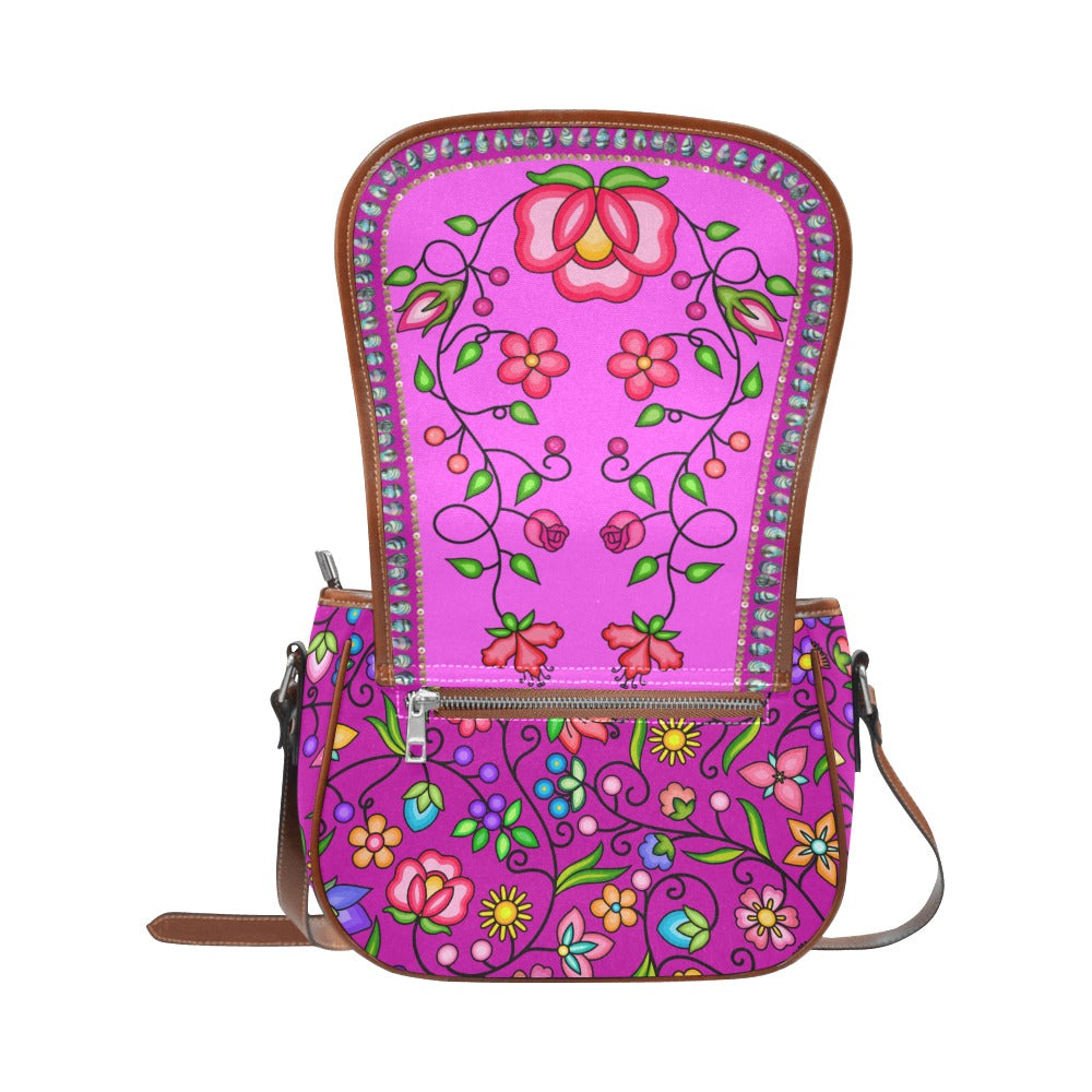 Grandmother Legacy Magenta Saddle Bag/Large