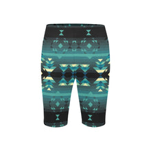 Load image into Gallery viewer, Inspire Green Men&#39;s Knee Length Swimming Trunks
