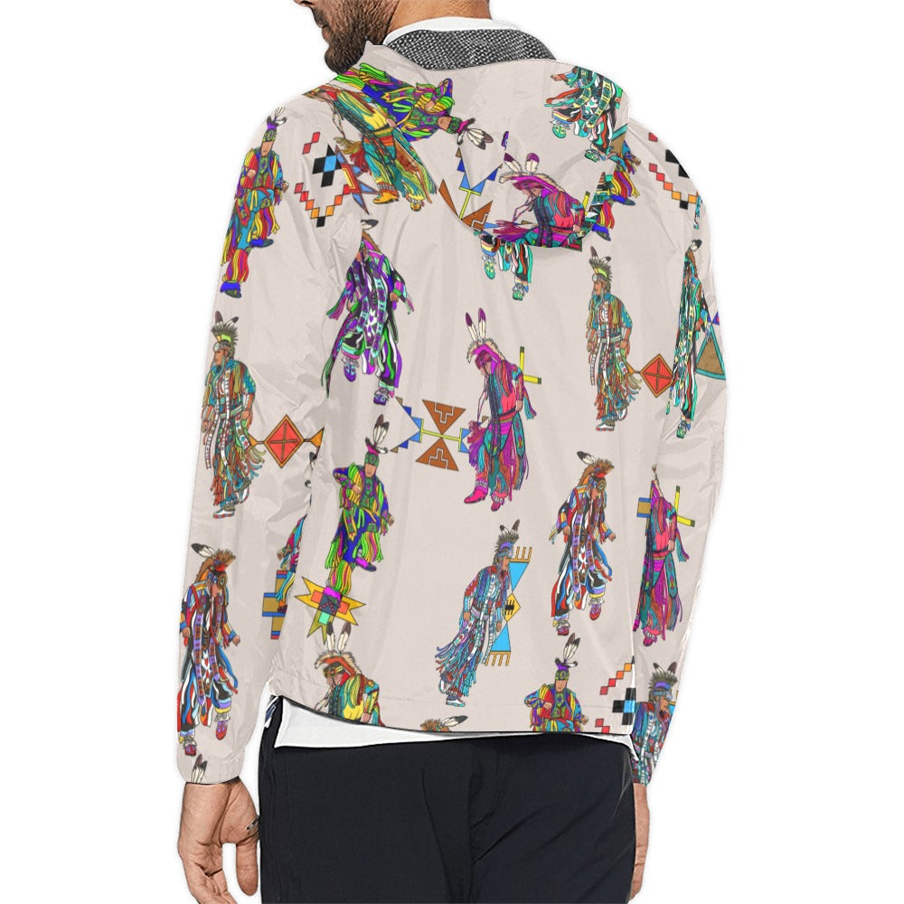 Men's Grass Dancers Muslin Men's Windbreaker