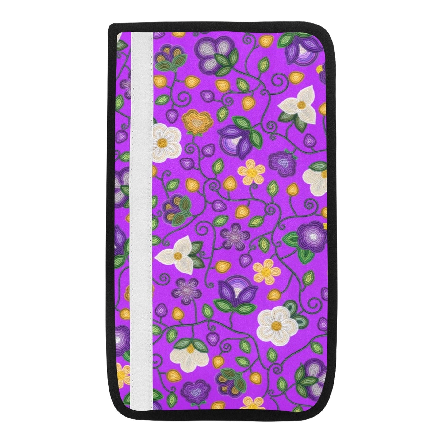 Midnight Moss Bloom Purple Seat Belt Cover