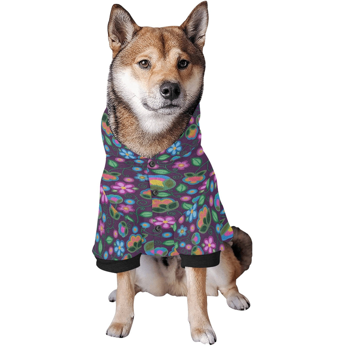 Turquoise Sunbeam Violet Pet Hoodie