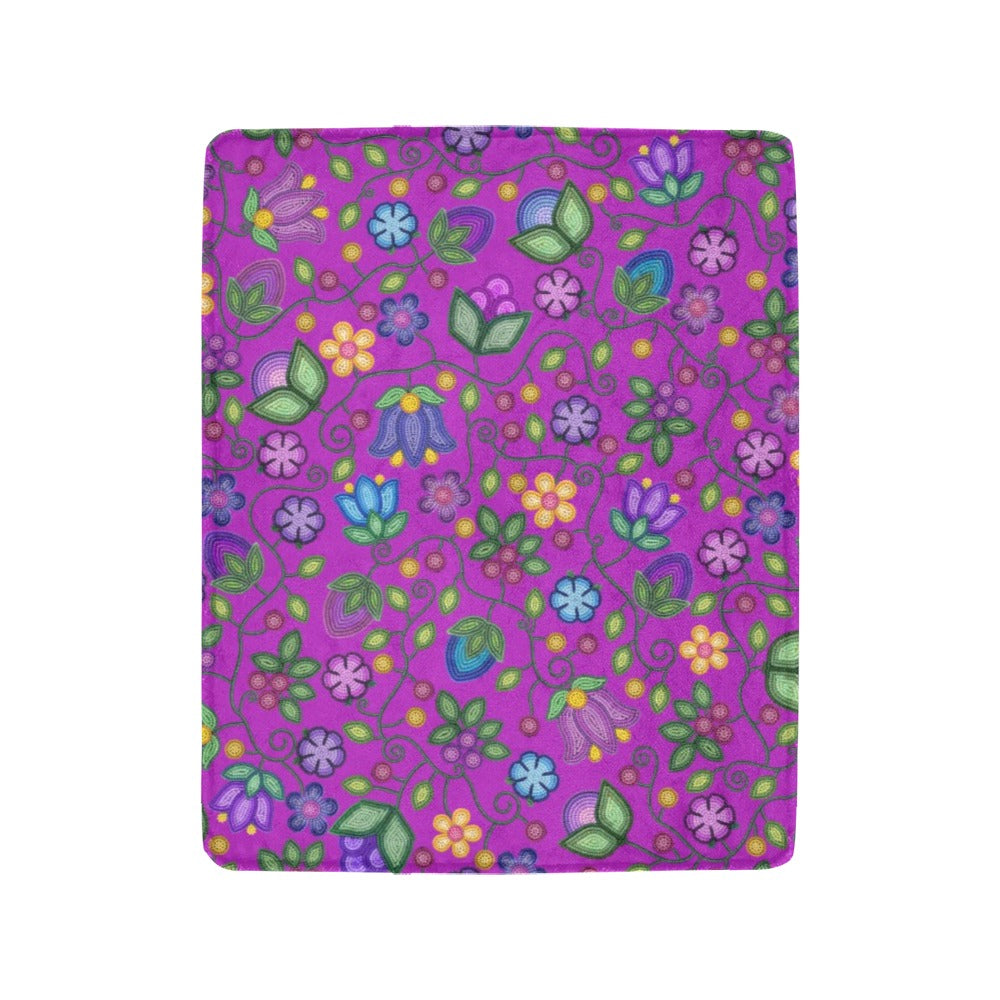 Bloom Uplift Purple Ultra-Soft Micro Fleece Blanket 40"x50"