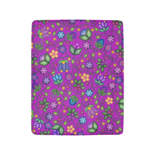Bloom Uplift Purple Ultra-Soft Micro Fleece Blanket 40"x50"