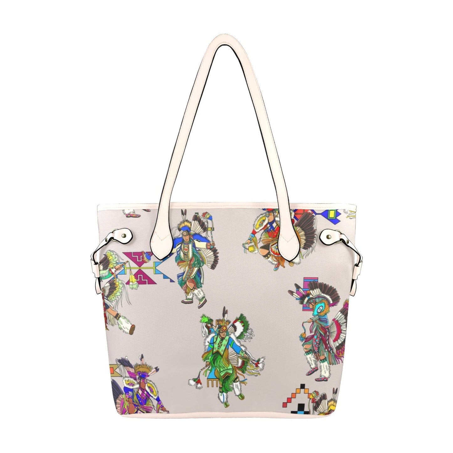 Men's Fancy Dancers Muslin Clover Canvas Tote