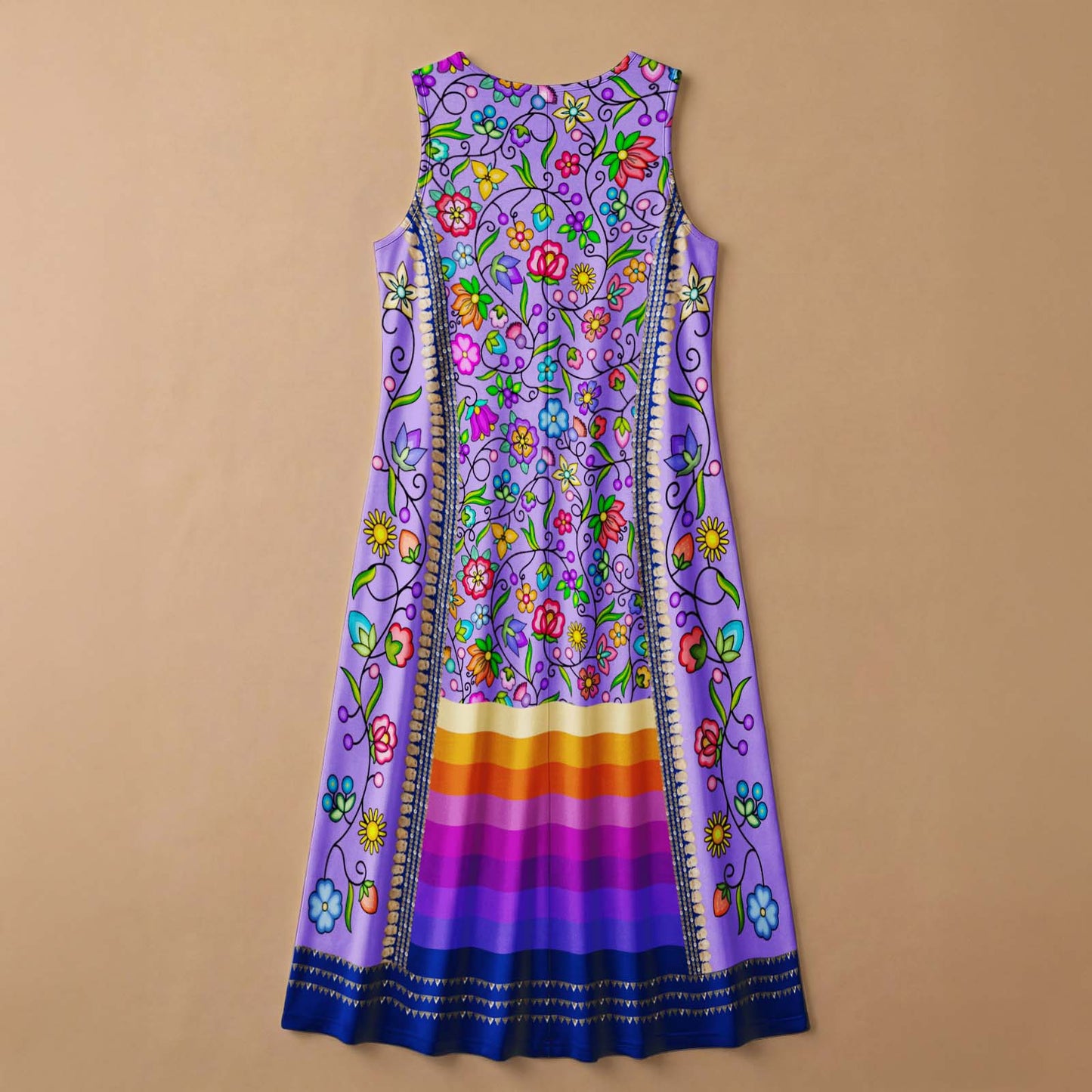 Grandmother's Legacy Purple 1 Sleeveless Dress