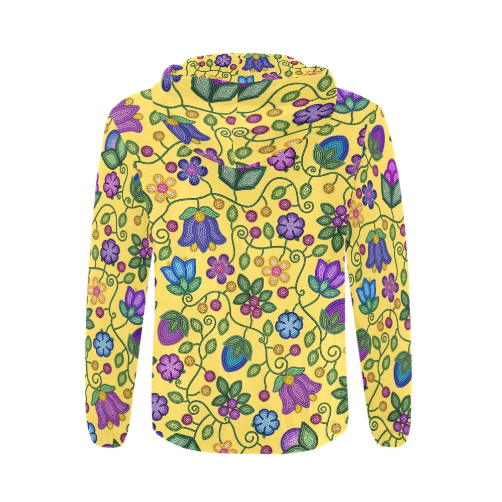 Bloom Uplift Yellow Zip Hoodie