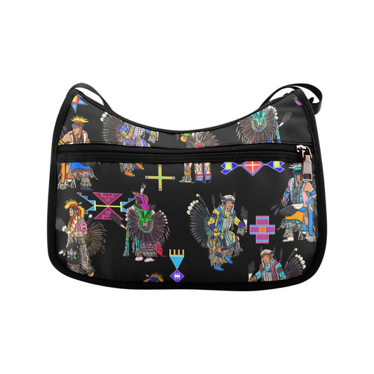 Men's Tradish Dancers Black Crossbody Bag