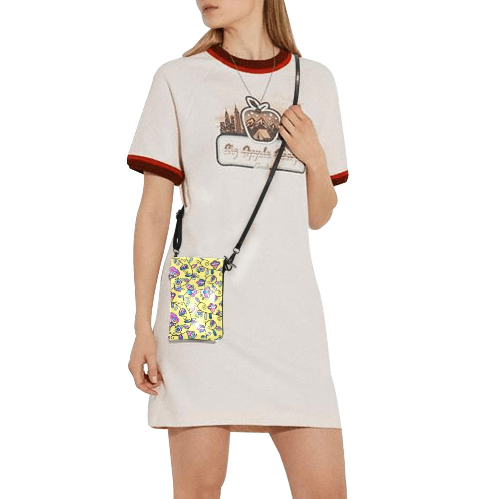 Autumn Bundle Blessing Yellow Small Cell Phone Purse