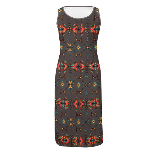 Thunder Flight Gray Phaedra Dress