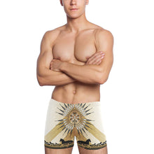 Load image into Gallery viewer, Stallion Skyline Men&#39;s Swimming Trunks
