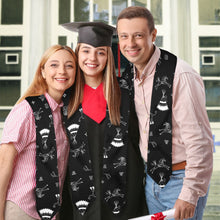 Load image into Gallery viewer, Ledger Dables Black Graduation Stole
