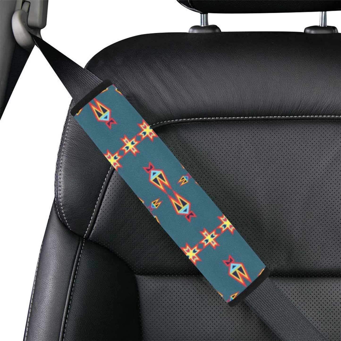 Four Directions Lodges Ocean Car Seat Belt Cover