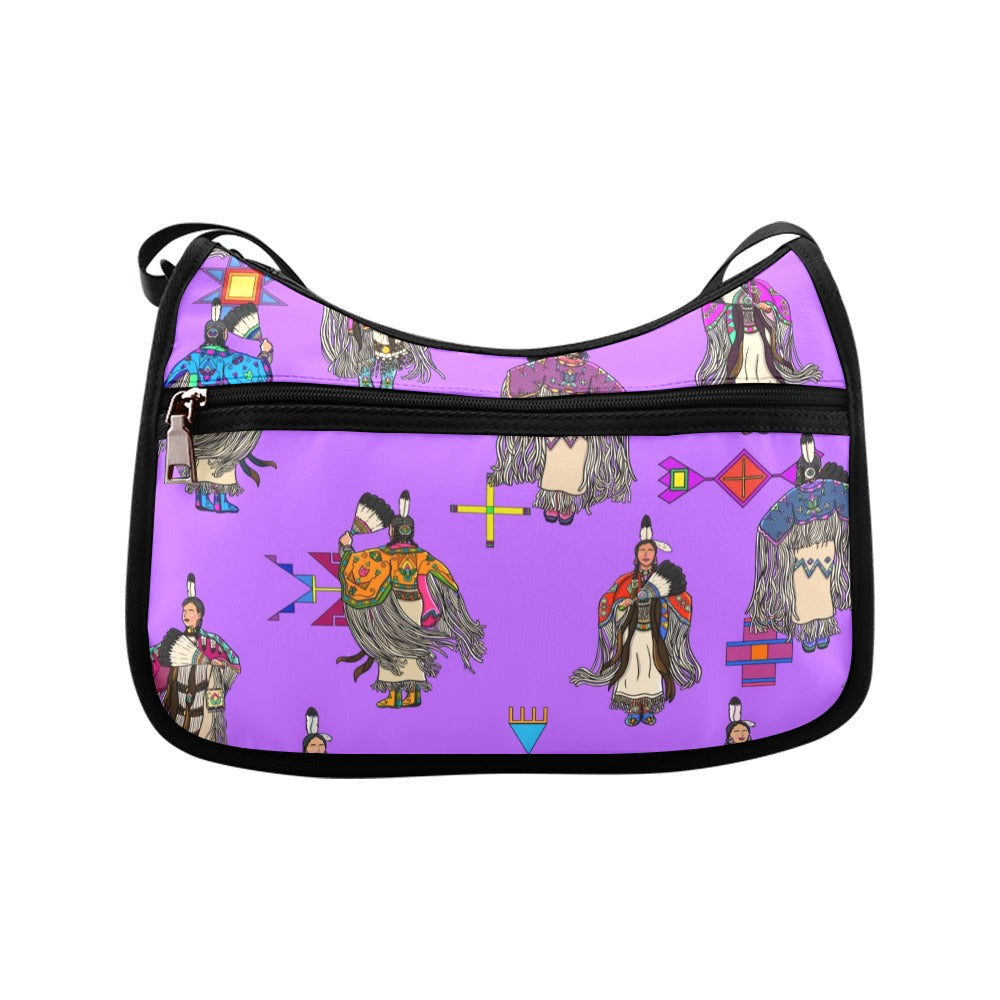 Women's Tradish Dancers Purple Crossbody Bag