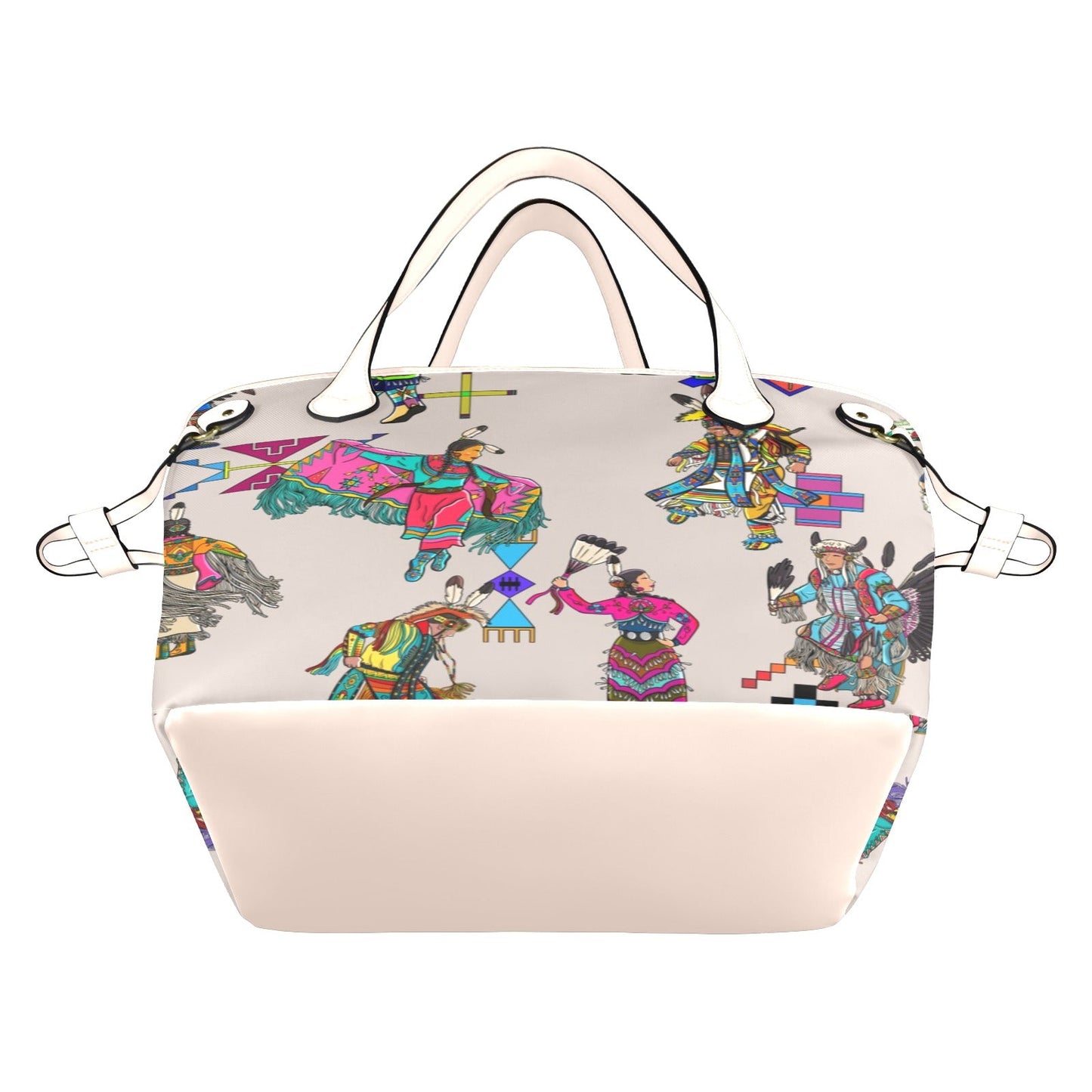Grand Entry Dancers Muslin Clover Canvas Tote Bag