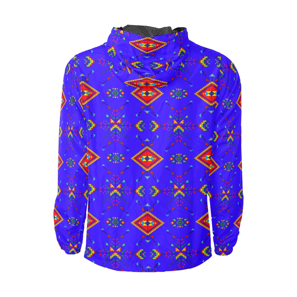 Buffalo Jump Blue Men's Windbreaker