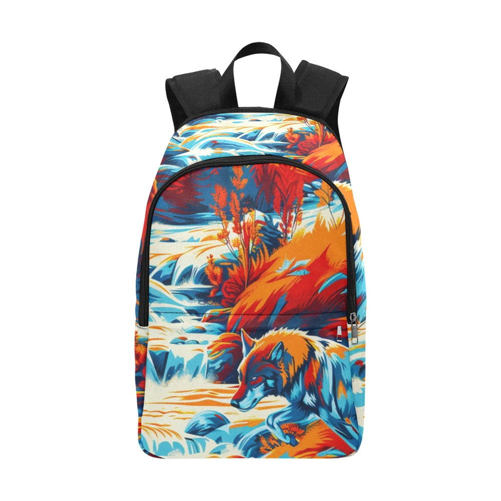 Hunting Wolves Backpack