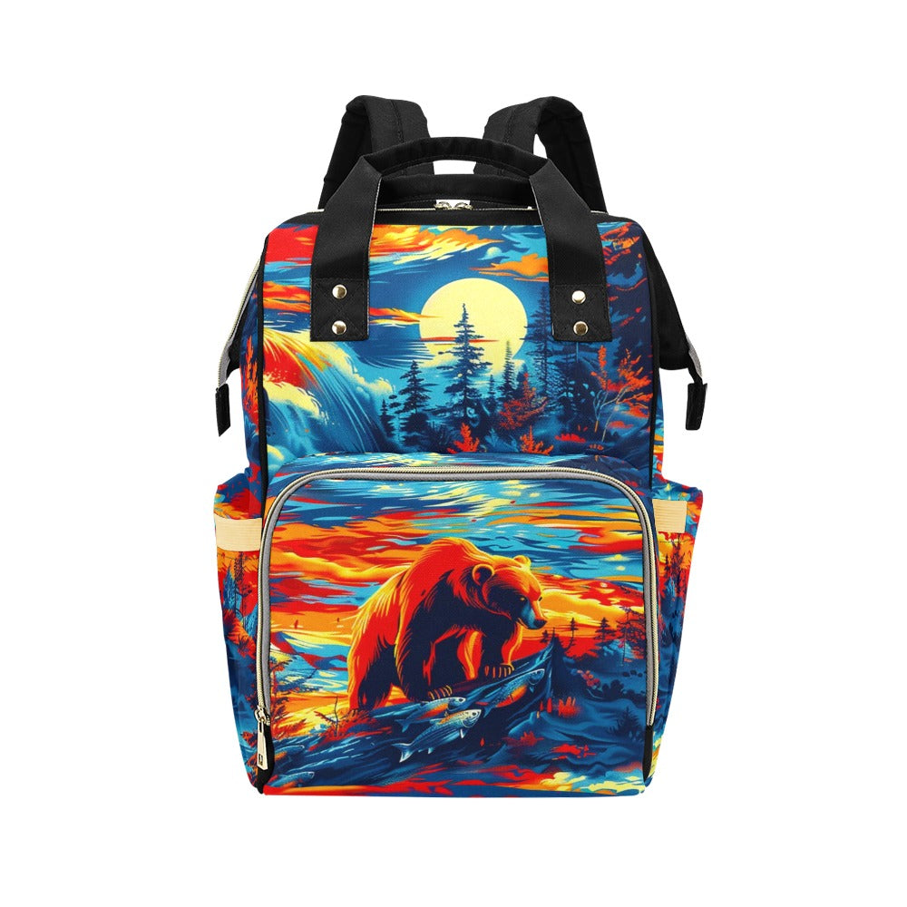 Sunset Animals Diaper Bag