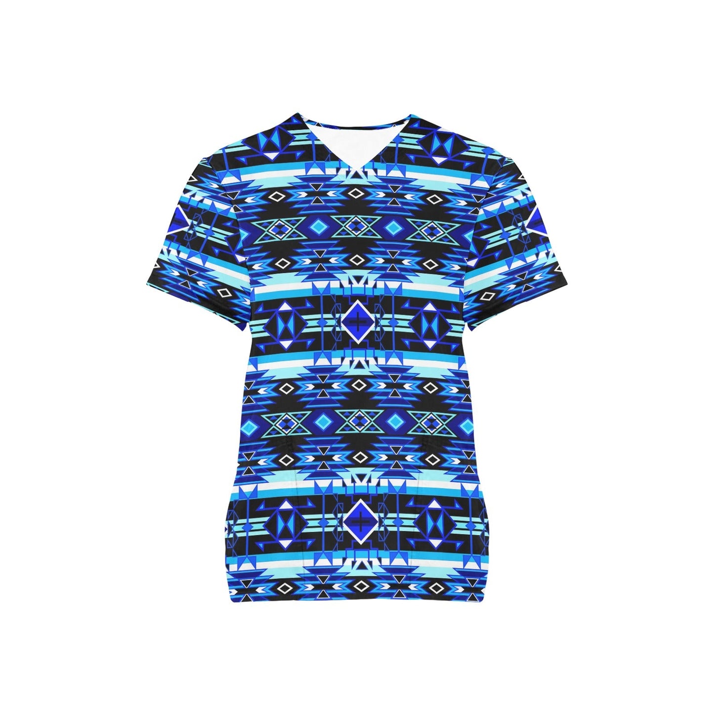 Force of Nature Winter Night Scrub Top