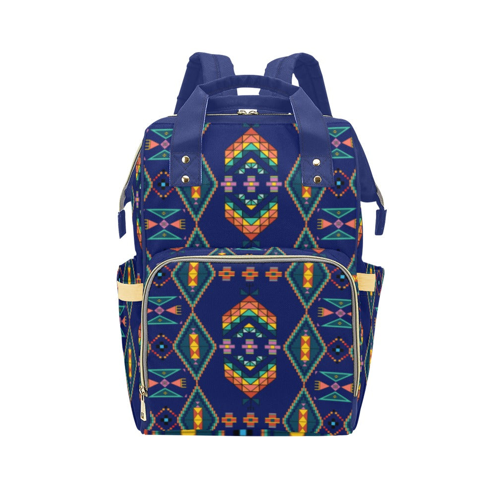 Travois Tipi Blue Multi-Function Diaper Backpack