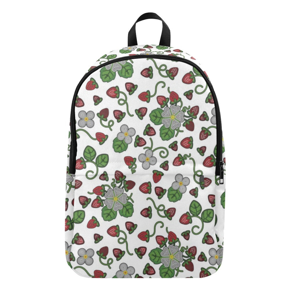 Strawberry Dreams White Backpack