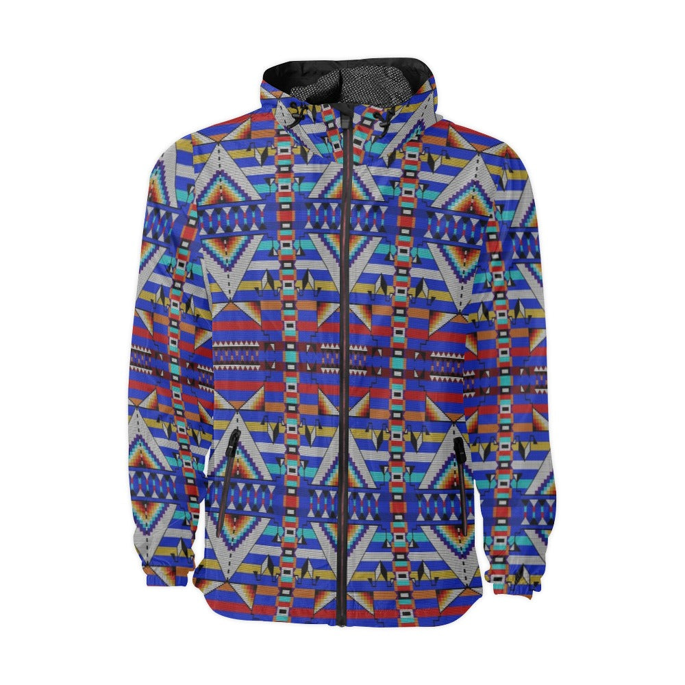 Medicine Blessing Blue Men's Windbreaker