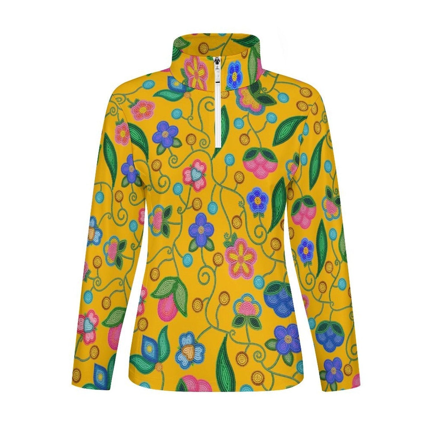 Skyberry Serenade Yellow Long Sleeve Yoga Shirt